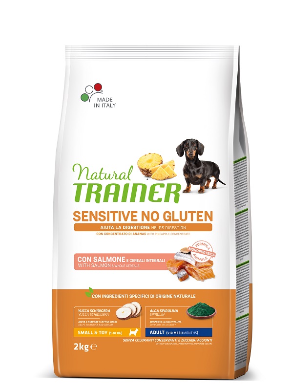 foto del prodotto trainer cane natural sensitive adulto mini salmone 2 kg