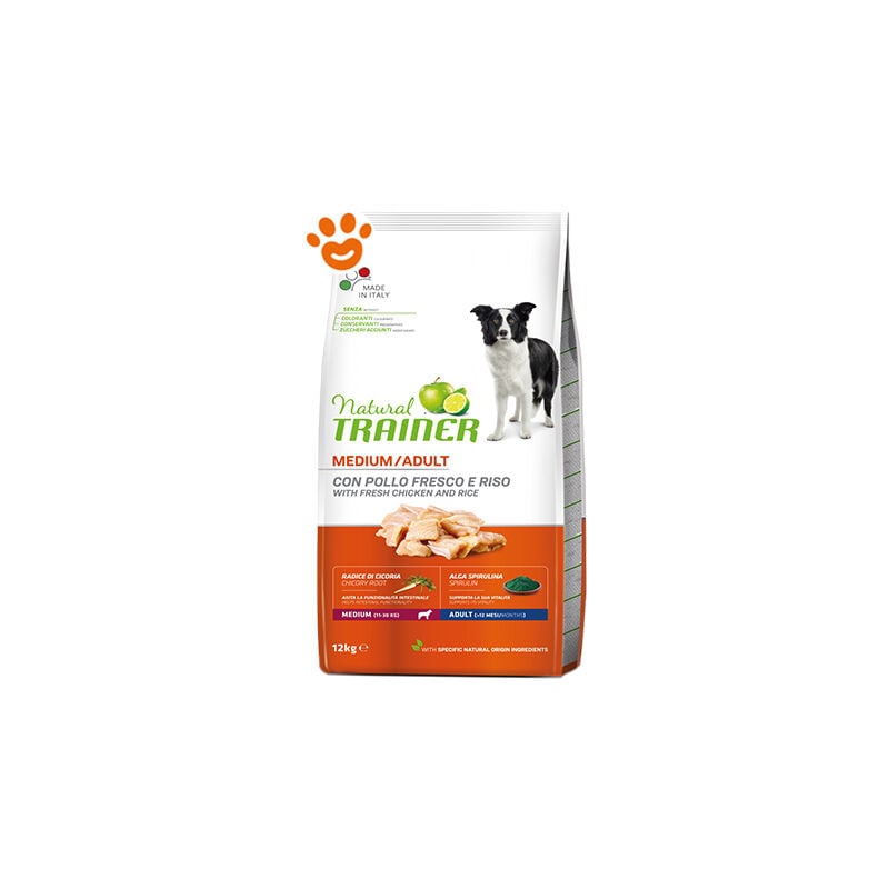 foto del prodotto trainer natural dog adult medium pollo trainer natural dog adult medium pollo sacco da 3 kg
