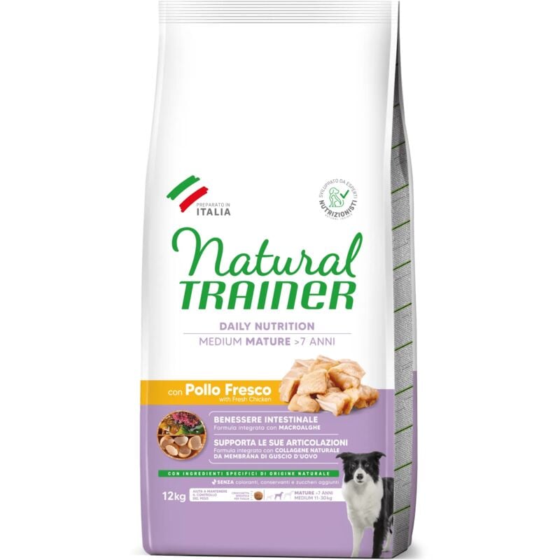 foto del prodotto trainer natural per cane maturity 7 medium con pollo fresco da