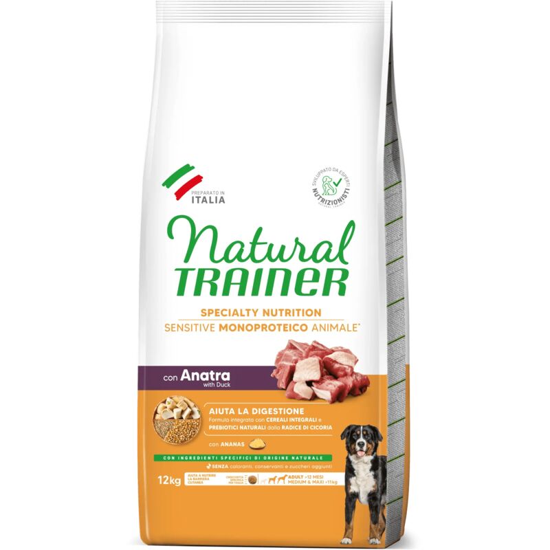 foto del prodotto trainer natural sensitive no gluten per cane adult medium maxi da