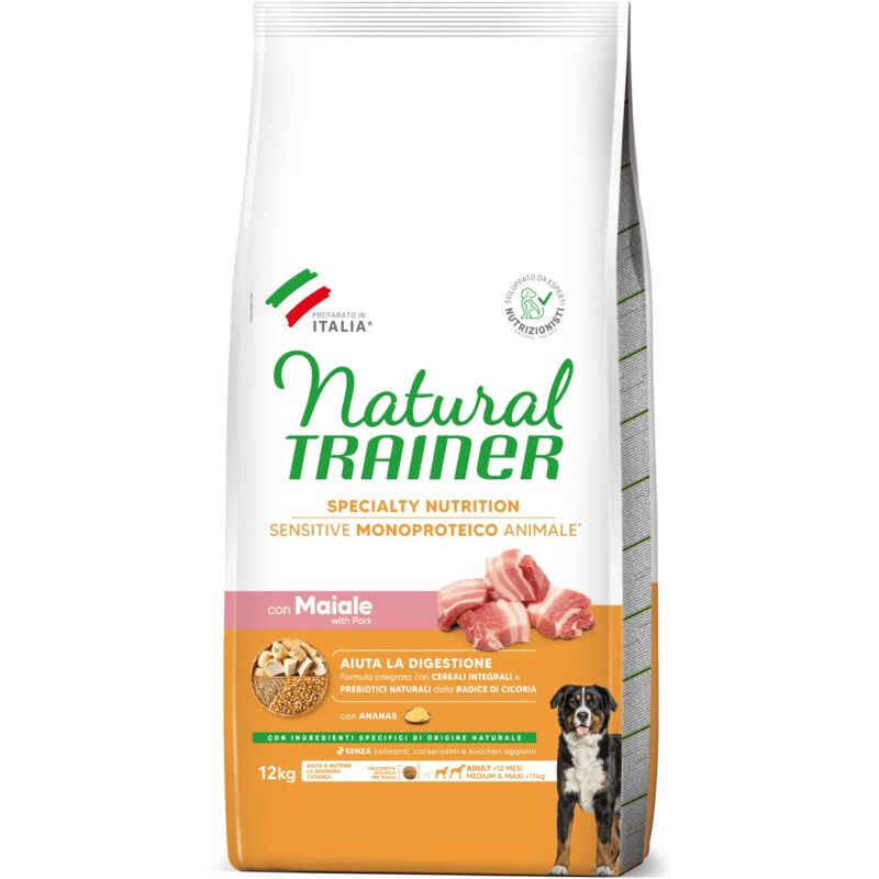foto del prodotto trainer natural sensitive no gluten per cane adult medium maxi da