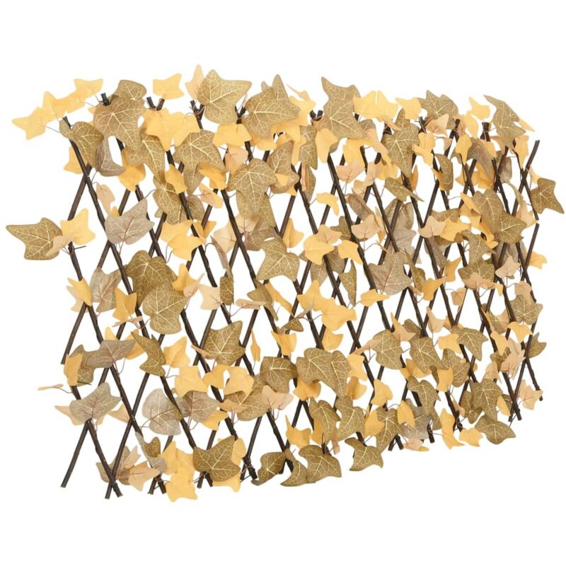 foto del prodotto traliccio foglie acero artificiale espandibile arancione 180x60 vidaxl