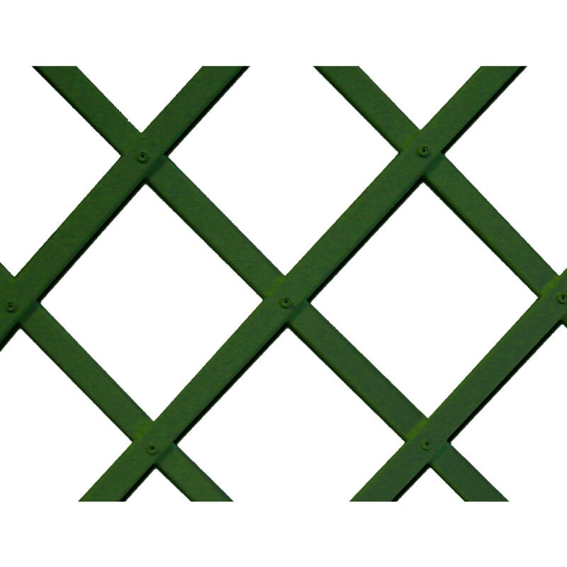 foto del prodotto traliccio in plastica 1x2m profilo verde a doghe 22x6mm nortene