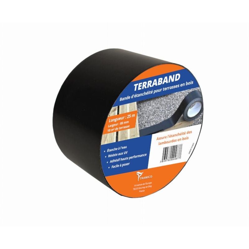 foto del prodotto tramico terraband per decking in legno 85 x 0,3 mm l 25 m 32010000