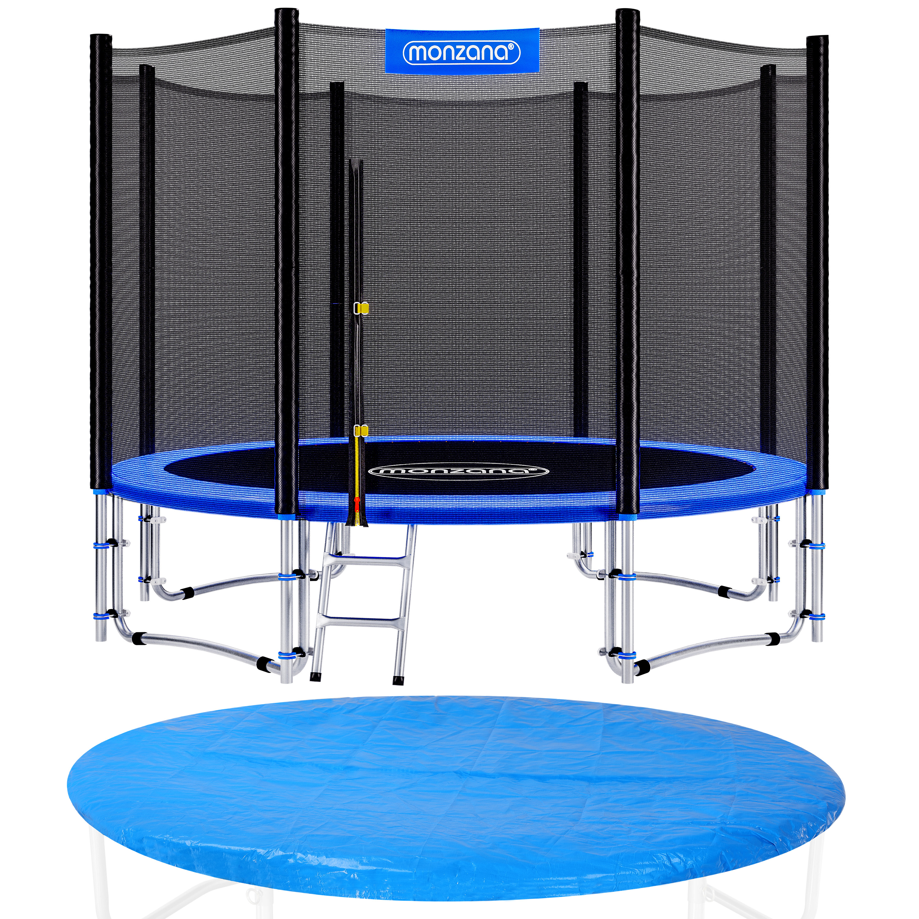 foto del prodotto trampolino 305cm con rete di protezione t v s d gs