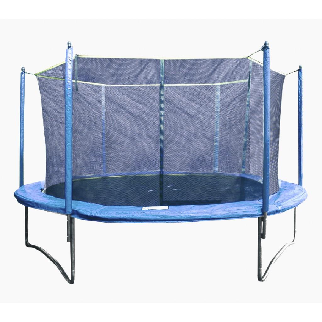foto del prodotto trampolino combi xxl per esterno, rete di protezione inclusa diam. 427 cm