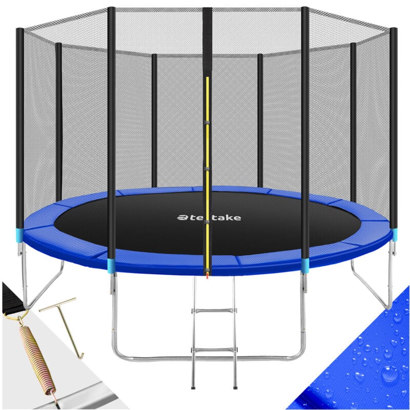 foto del prodotto trampolino con rete di protezione tappeto elastico, trampolino elastico, tappeto elastico bambini 366 cm