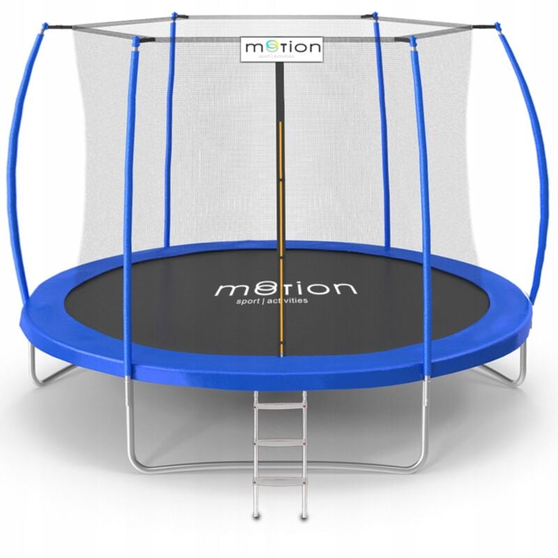 foto del prodotto trampolino da giardino motion scaletta 305cm ft10 per il divertimento all aria aperta dei bambini
