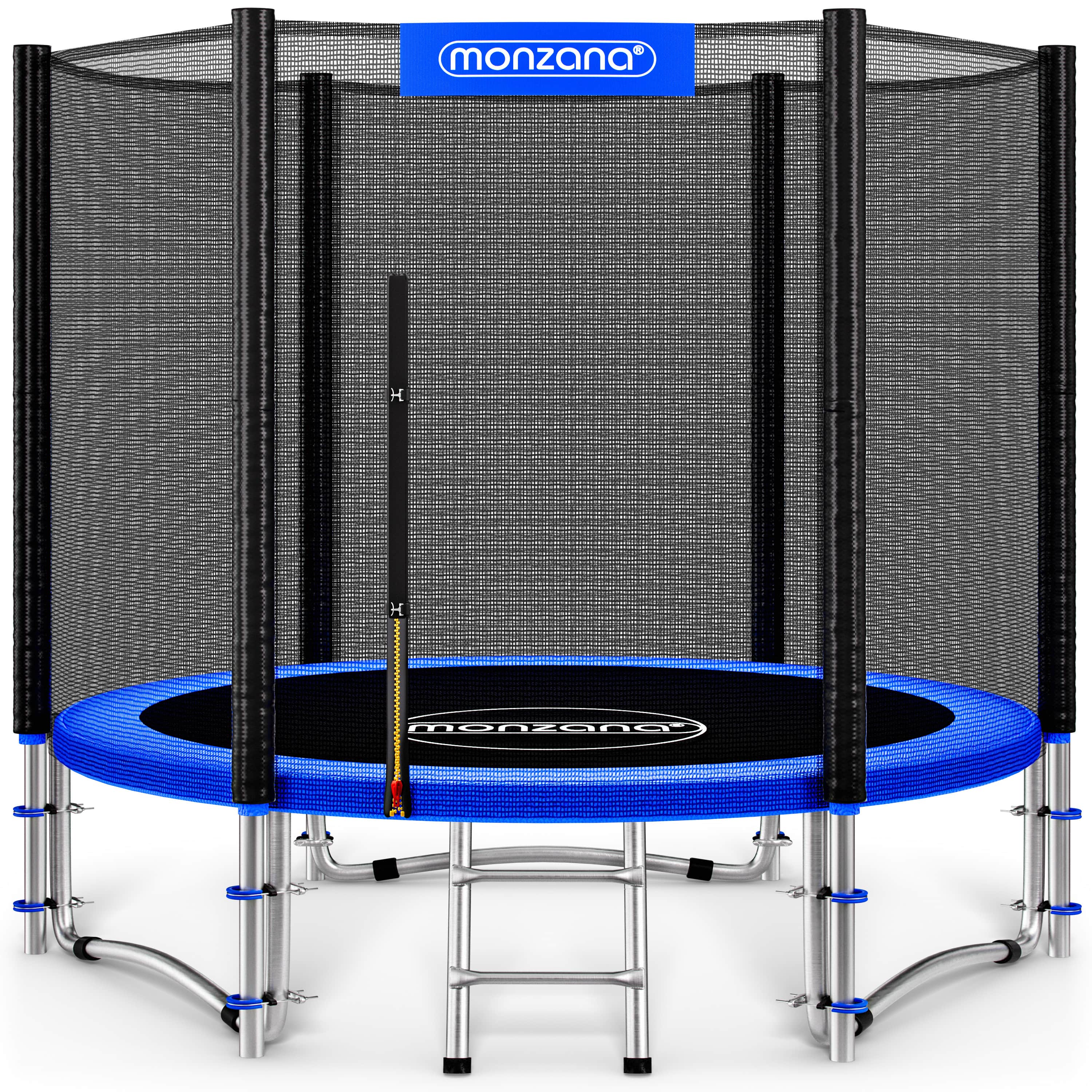 foto del prodotto trampolino elastico 244 cm con rete di sicurezza