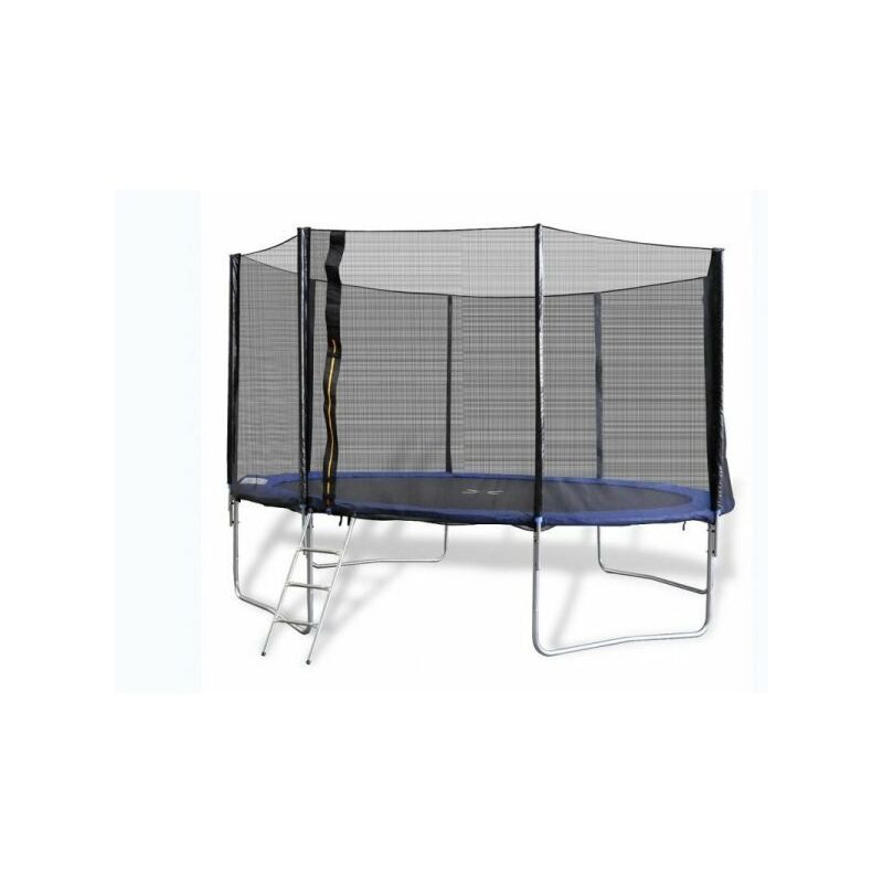 foto del prodotto trampolino elastico 430 cm completo di rete e scaletta sicorage ellyse