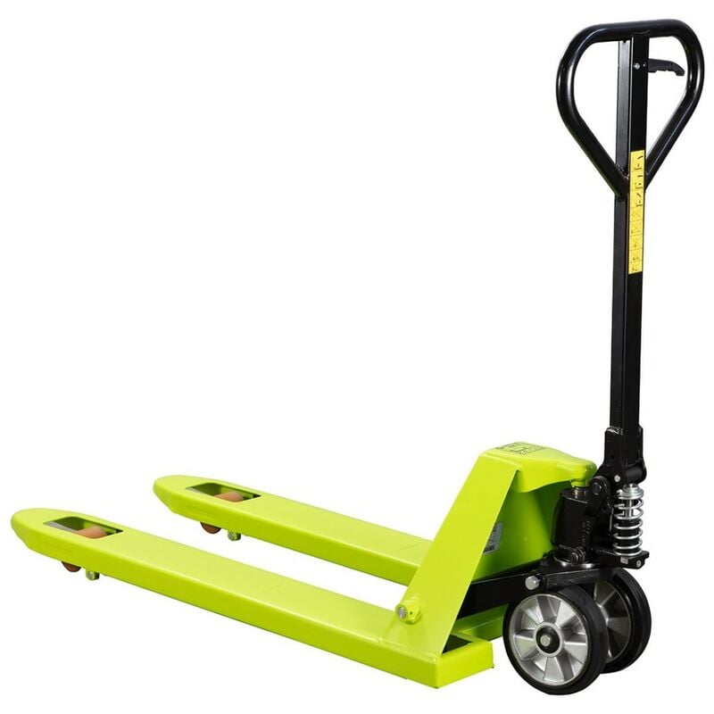 foto del prodotto transpallet manuale portata 2000 kg traspallet carrello elevatore con 4 rulli poliuretano made in italy imballaggi 2000
