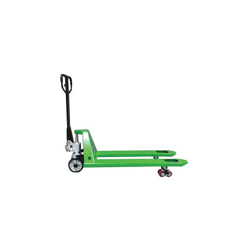foto del prodotto transpallet manuale verde forche 1150x540 mm ideale per pallet europa capacit 2500 kg tutti i settori ac25cbvvert
