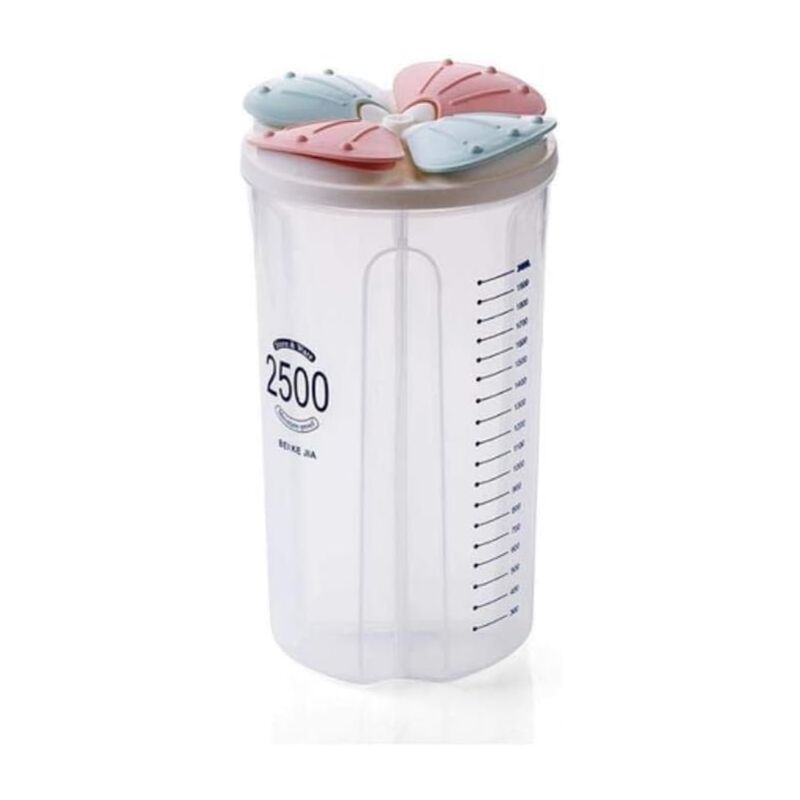 foto del prodotto transparent kitchen storage containers grain sorting storage container sealed box 2500ml 