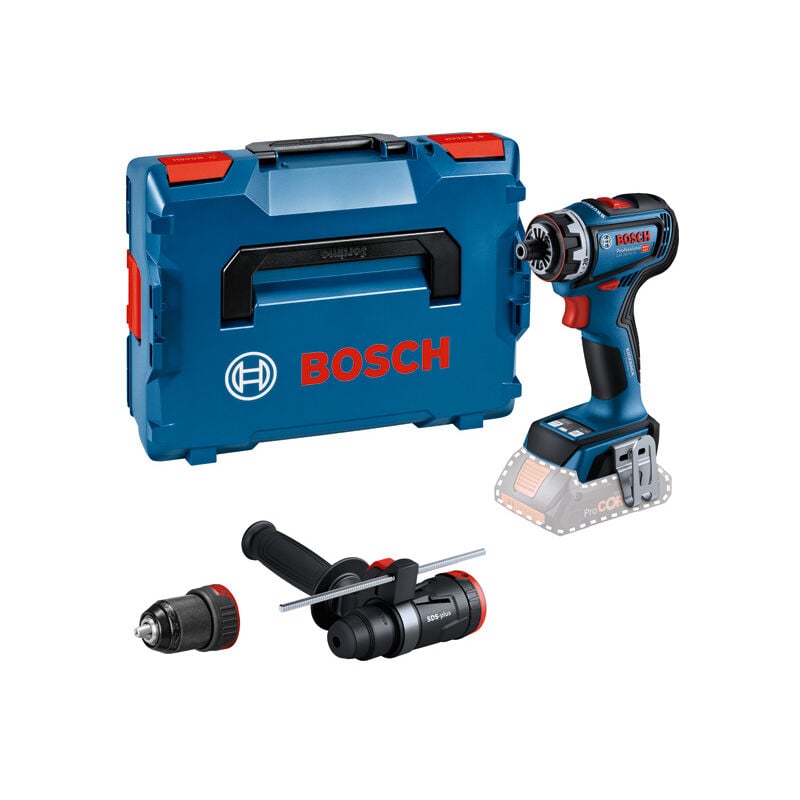 foto del prodotto trapano a batteria bosch gsr 18v 90 fc, gfa 18 m h senza batteria senza caricabatterie l boxx