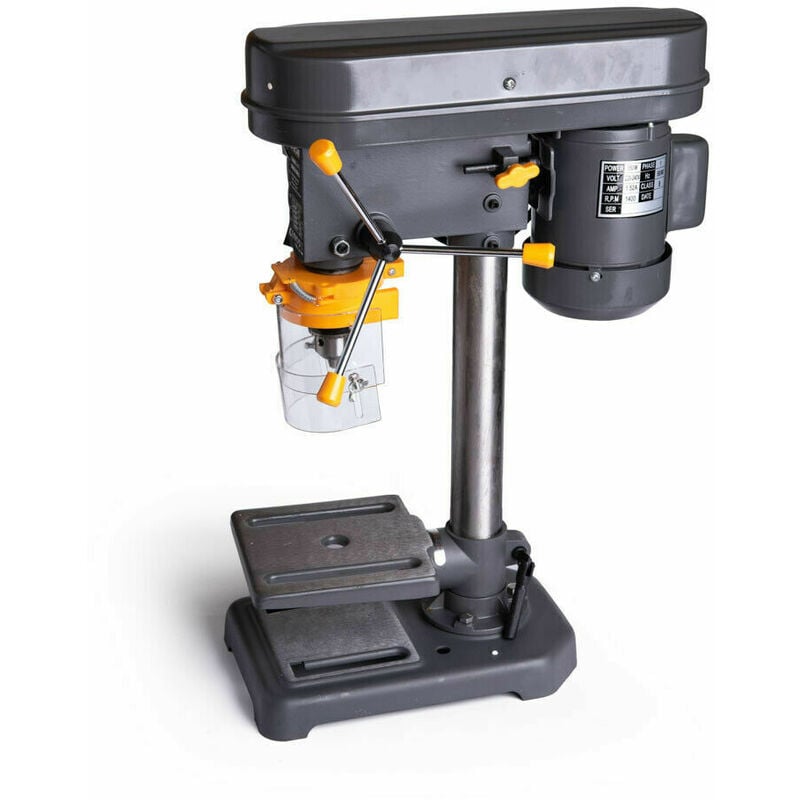 foto del prodotto trapano a colonna da banco 350w mandrino a cremagliera 13mm 580 2650rpm p805001