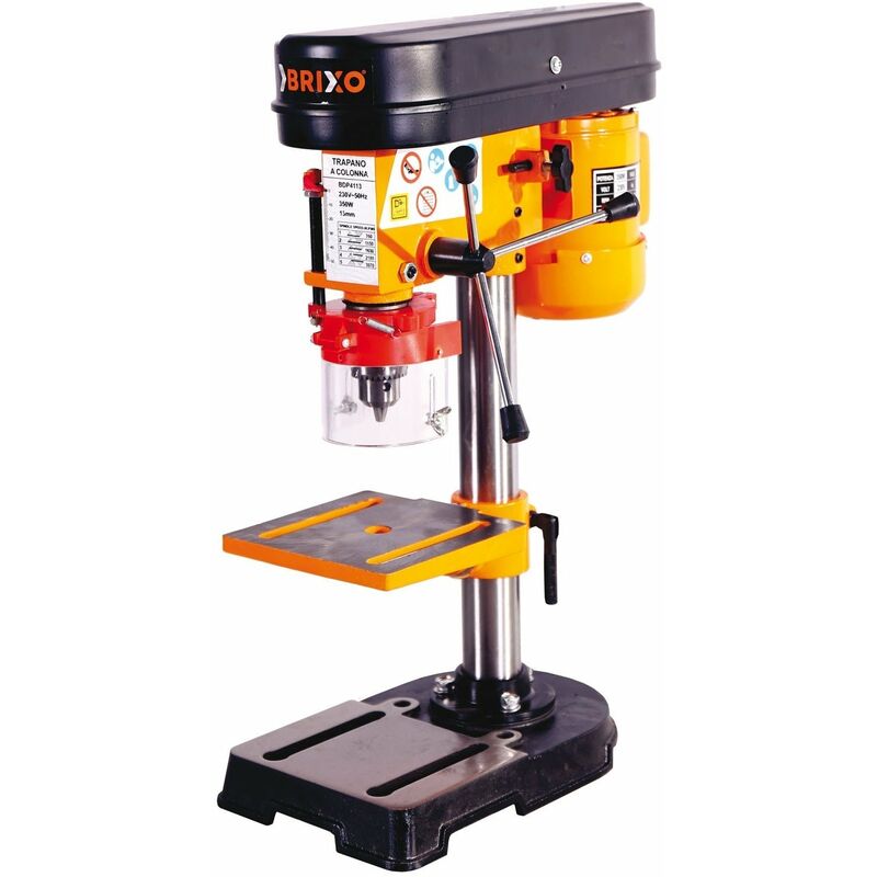 foto del prodotto trapano a colonna da banco monofase 250w a 5 velocit con mandrino 13mm brixo