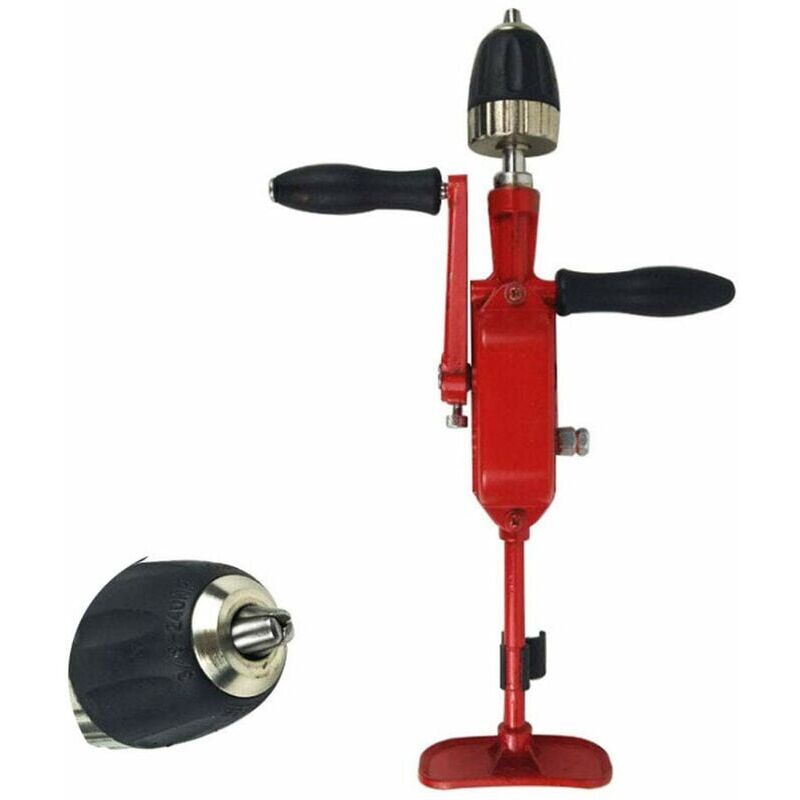 foto del prodotto trapano a manovella rotante trapano a mano, trapano a doppio pignone, macchina per maschiatura automatica a manovella micro manuale lavorazione del