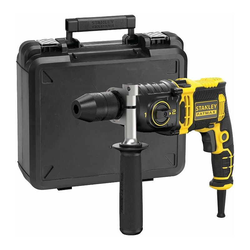 foto del prodotto trapano a percussione 850w a 2 velocit meccaniche stanley fatmax fmeh850k