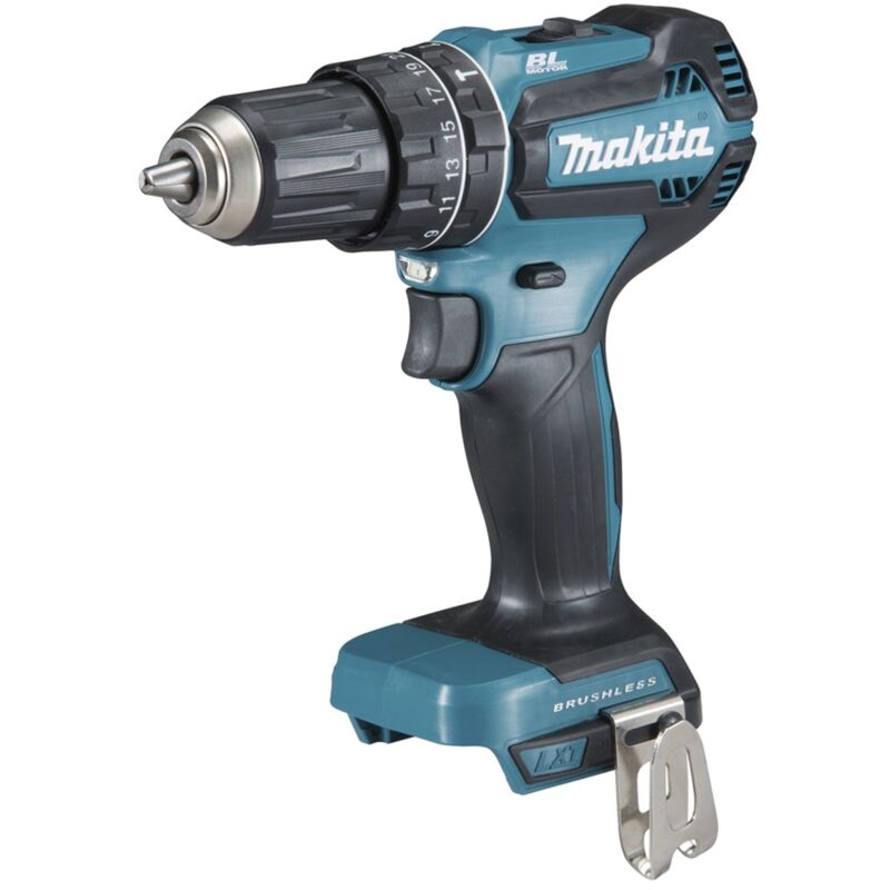 foto del prodotto trapano a percussione a batteria makita 18,0 v senza batteria, senza caricabatteria dhp485z