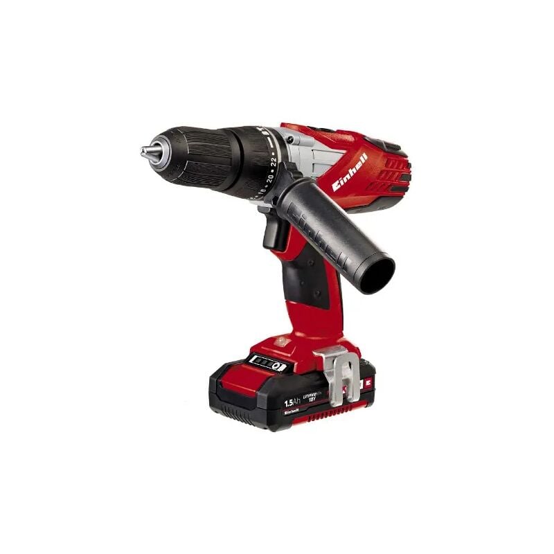 foto del prodotto trapano a percussione batteria einhell te cd 18 2 li i kit con batteria e carica