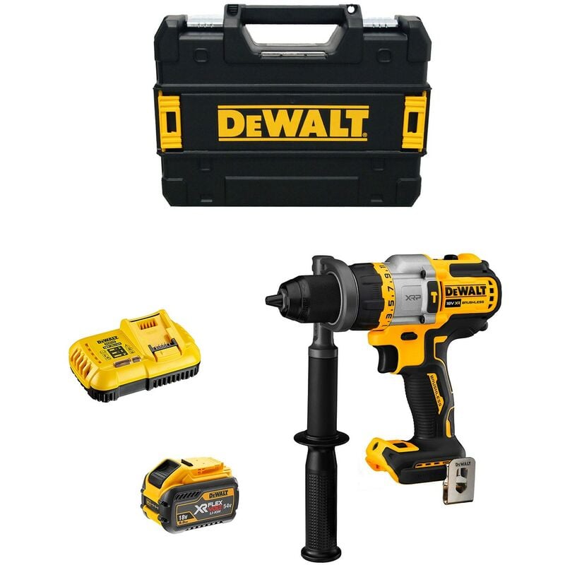 foto del prodotto trapano a percussione dewalt dcd999x1 1 x 54v 18v 9,0 ah dcb118 tstak ii 