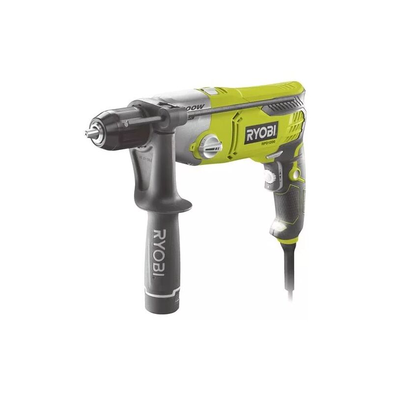 foto del prodotto trapano a percussione elettrico ryobi rpd1200 k 1200 w