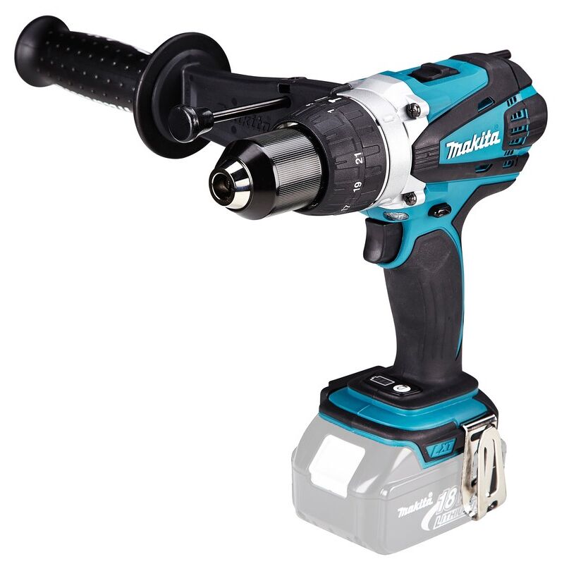 foto del prodotto trapano a percussione makita 18v macchina scarica dhp458z