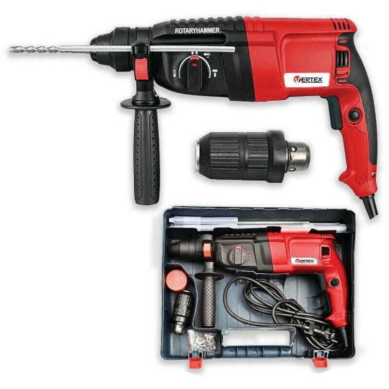 foto del prodotto trapano a percussione vertex 900w testa