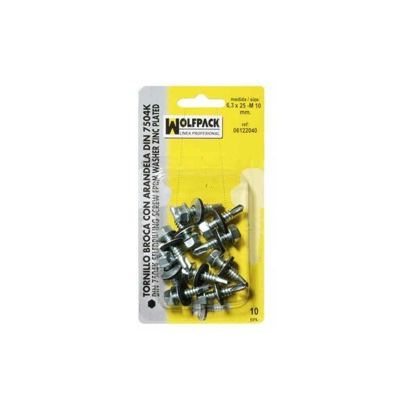 foto del prodotto trapano a vite 5,5x25 8 mm. 10 pezzi 