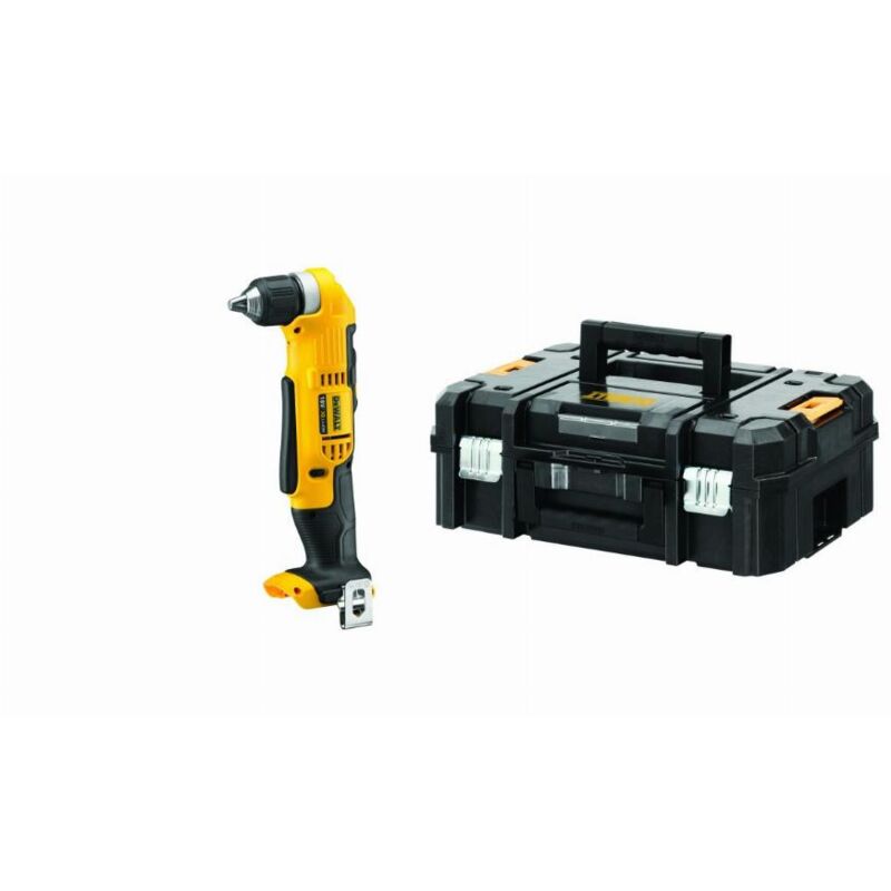 foto del prodotto trapano angolare dewalt senza batteria e caricabatterie con t stak box 2 dcd740nt