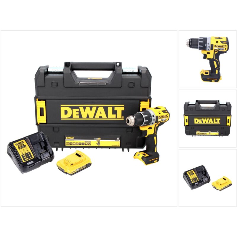 foto del prodotto trapano avvitatore a batteria dewalt dcd 791 d1 18 v 70 nm brushless 1x batteria ricaricabile 2,0 ah caricabatterie tstak