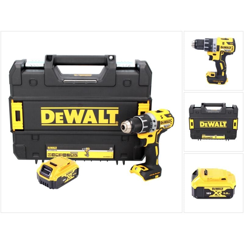 foto del prodotto trapano avvitatore a batteria dewalt dcd 791 nt 18 v 70 nm senza spazzole 1x batteria ricaricabile 5,0 ah tstak senza caricabatterie