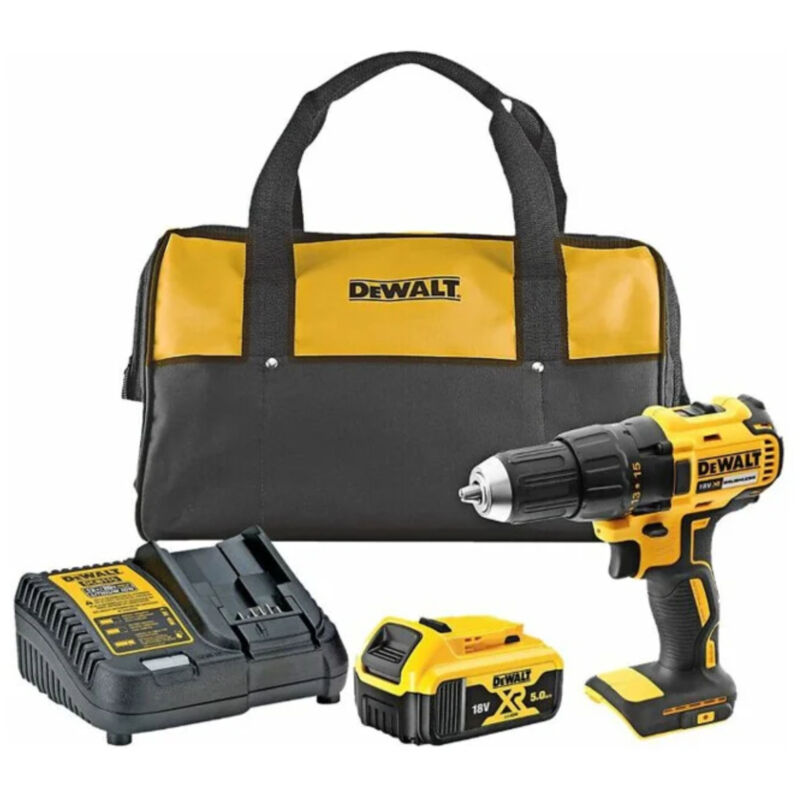 foto del prodotto trapano avvitatore a batteria dewalt dcd777p1, 1x 5,0 ah e caricatore rapido in borsa