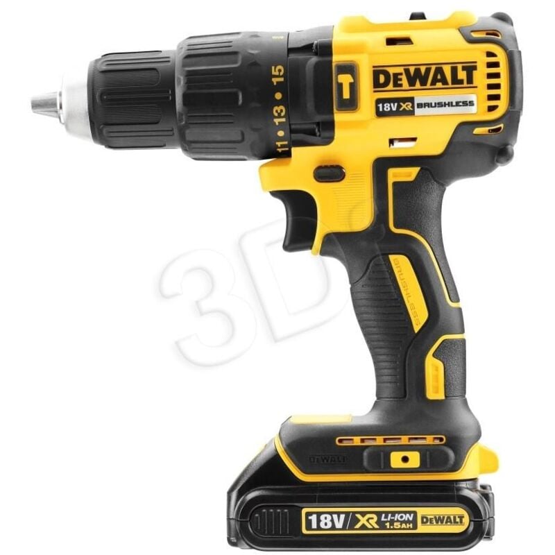 foto del prodotto trapano avvitatore a batteria litio dewalt dcd 778 s2t 18v 1.5 amp 2batt.