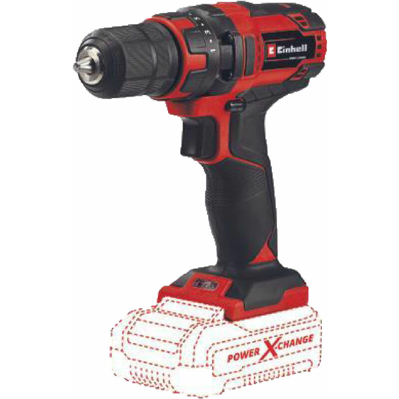 foto del prodotto trapano avvitatore a batteria tc cd 18 35 li senza batteria einhell