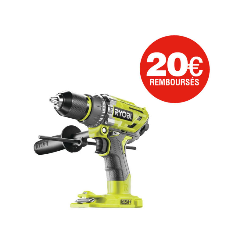 foto del prodotto trapano avvitatore a percussione ryobi brushless one senza batteria o caricabatterie r18pd7 0