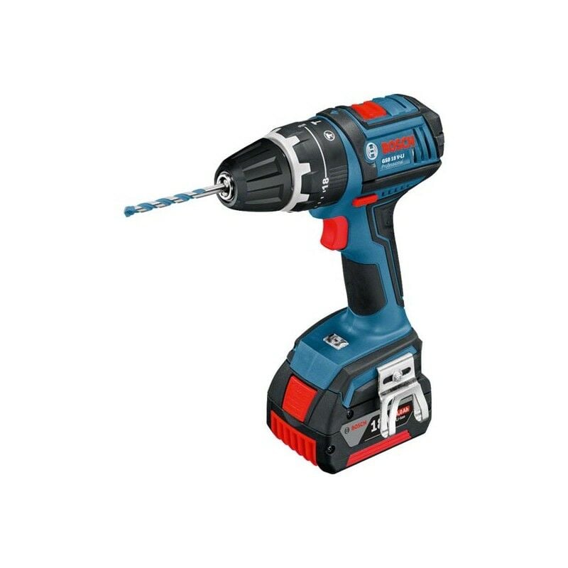foto del prodotto trapano avvitatore con percussione 18v 2 batterie bosch professional gsb18v 21