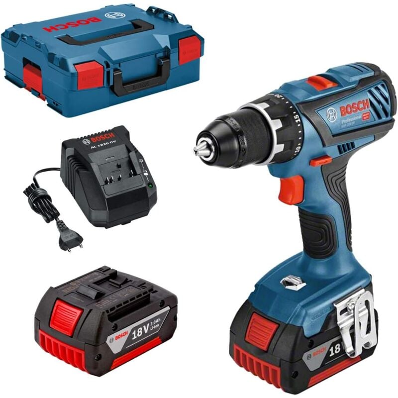 foto del prodotto trapano avvitatore gsr 18v 28 2x 3,0 ah l boxx bosch 0615990l7k
