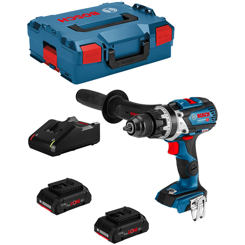 foto del prodotto trapano avvitatore senza spazzole bosch gsr 18v-110c 18v - macchina nuda l-boxx - 06019g010a