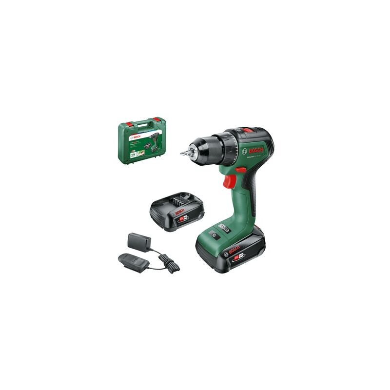 foto del prodotto trapano avvitatore universal drill 18v 60 bosch con 2 batterie 18v 2.0ah al 18v 20 06039d7002