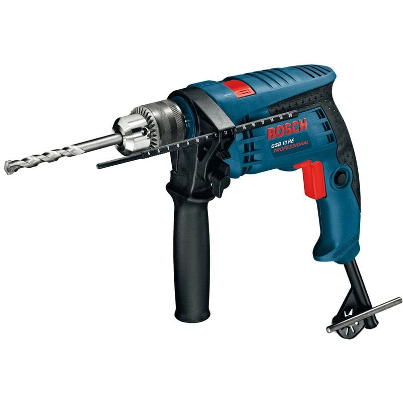 foto del prodotto trapano con precussione 600w bosch gsb13re professional