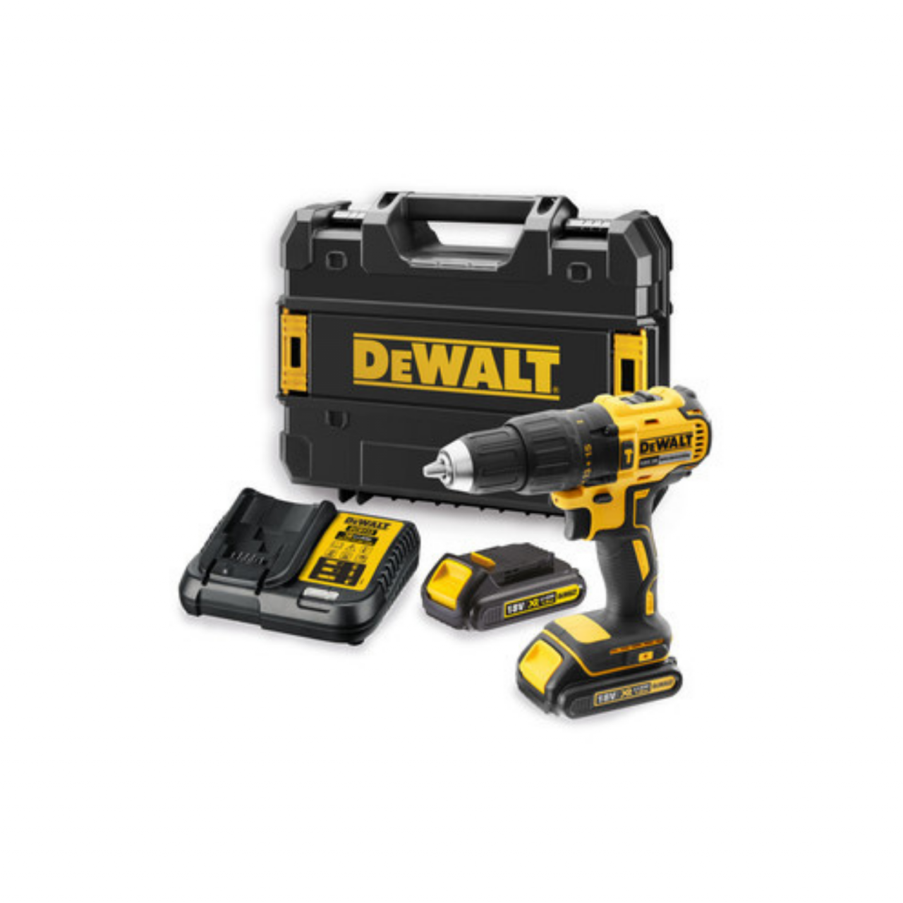 foto del prodotto trapano dewalt brushless con 2 batterie