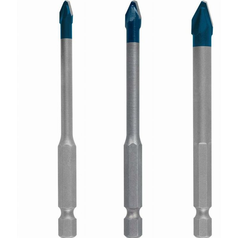 foto del prodotto trapano in ceramica dura hex 9 expert 5 6 8 mm 3 pezzi 2608900595 bosch