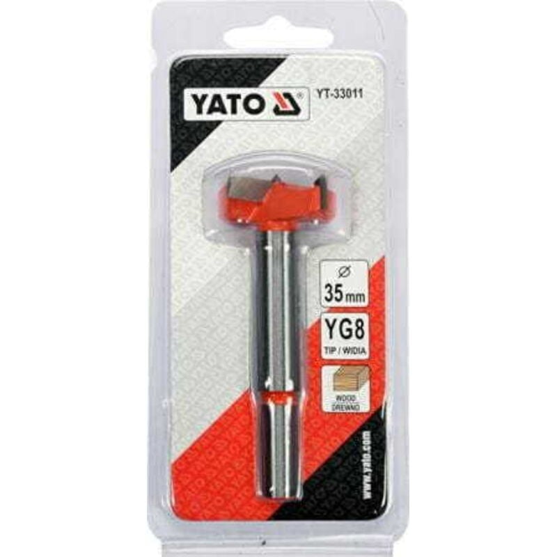 foto del prodotto trapano per legno per cerniere 35mm yt 33011 yato