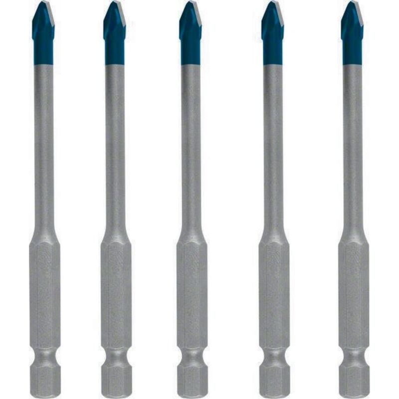 foto del prodotto trapano per tetti in ceramica dura hex 9 expert 5 mm 5 pezzi 2608900598 bosch