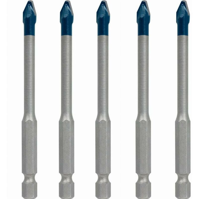 foto del prodotto trapano per tetti in ceramica dura hex 9 expert 6 mm 5 pezzi 2608900599 bosch