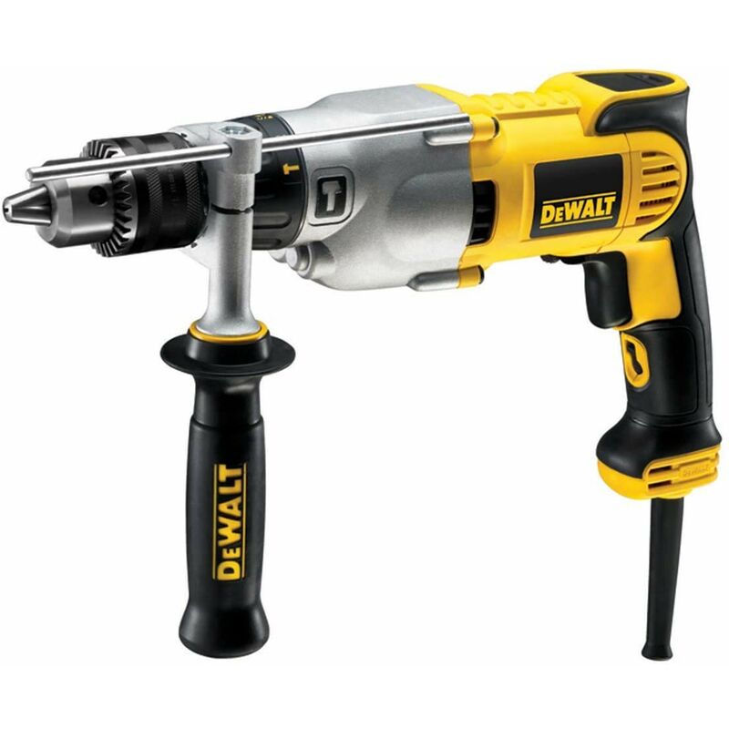 foto del prodotto trapano percussione 1300w 2 vel.rev. mandrino autoserrante, d21570k qs dewalt