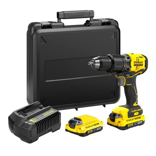 foto del prodotto trapano percussione batteria stanley sfmcd715d2k fatmax