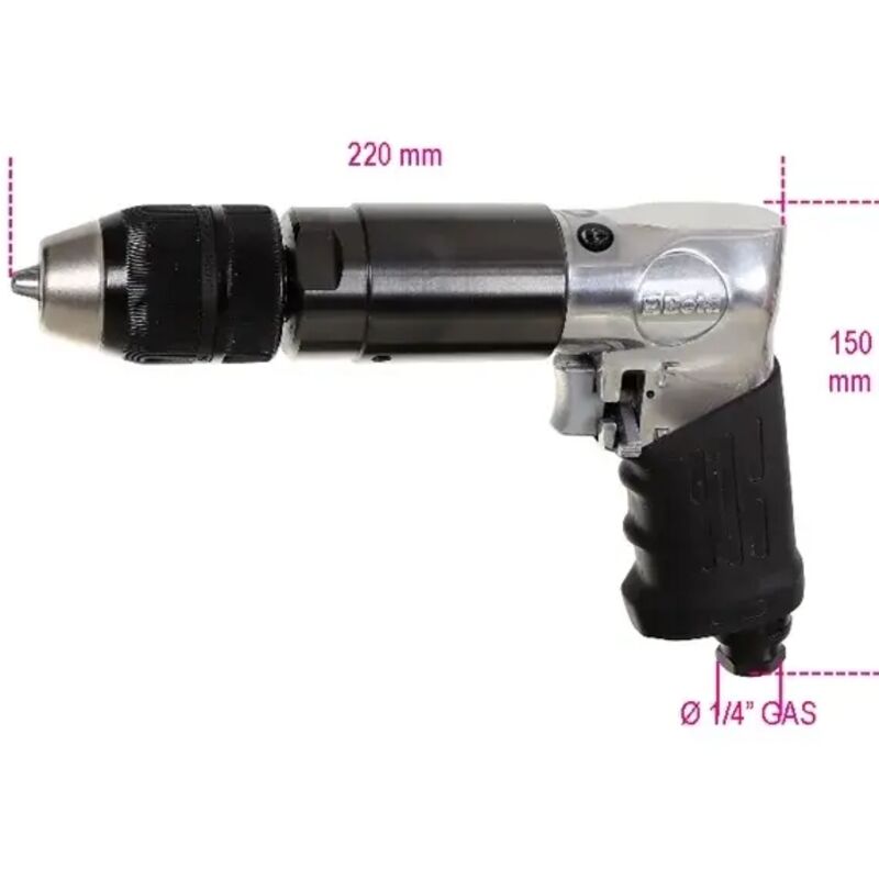 foto del prodotto trapano pneumatico reversibile beta 1932b13 1,5 13 mm