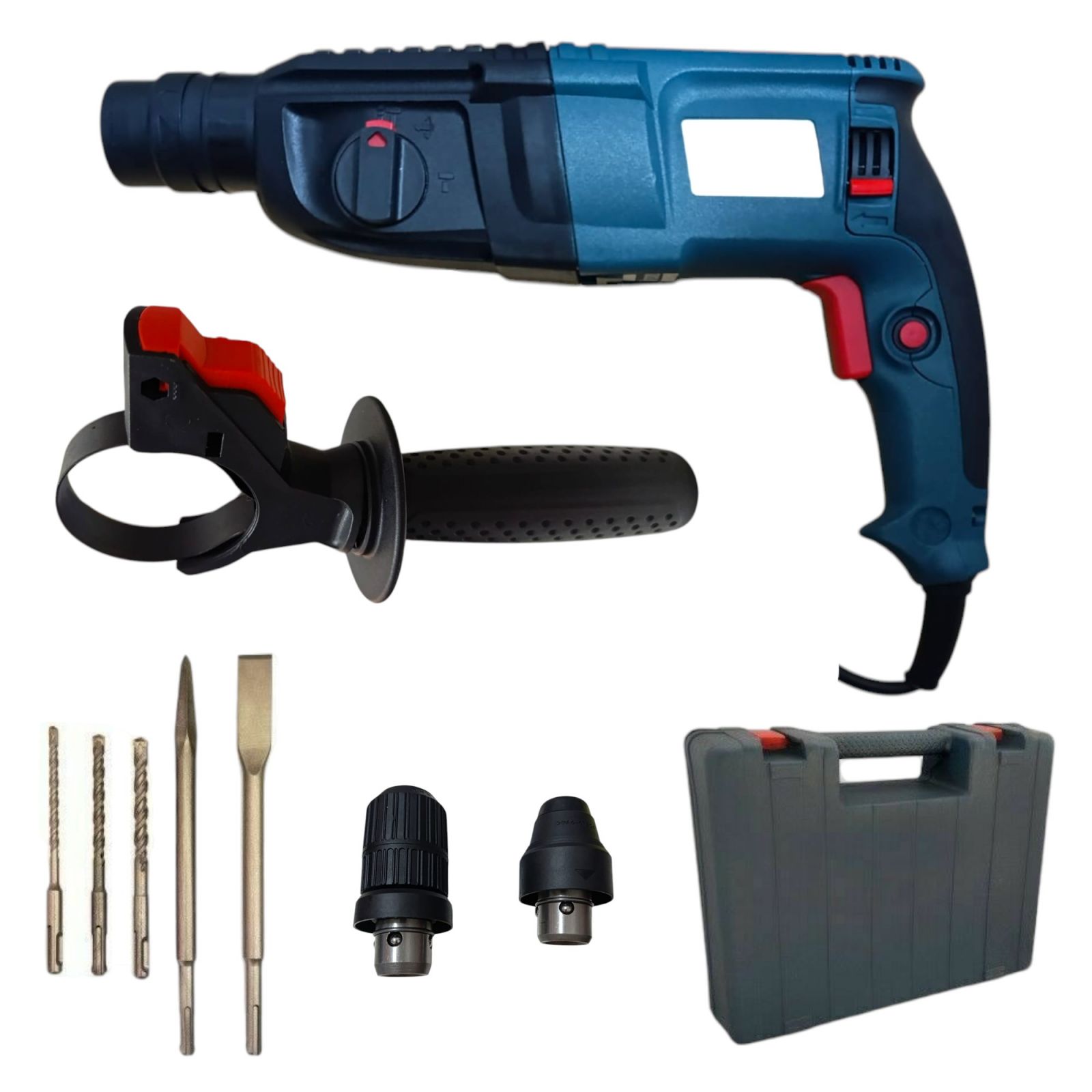 foto del prodotto trapano scalpellatore martello demolitore perforatore rotativo 1200w hd2603